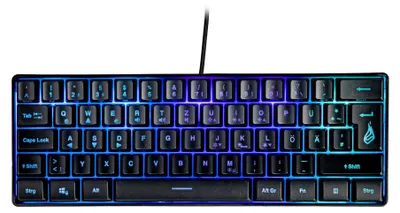 Image de Verbatim 48700 Clavier Rvb X1 Qwertz Allem