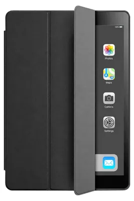 Image de Eiger, coque folio magnétique pour Galaxy Tab A9 avec support pour stylet, noire