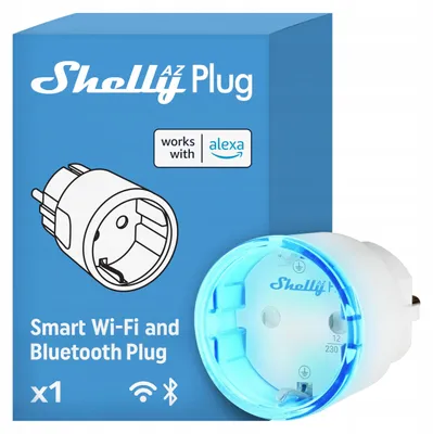 Produktbild von Shelly Plug WiFi Intelligente Steckdose mit Energieverbrauchsmessung