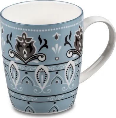 Produktbild von Kaffeebecher Porzellan Becher 300 ml Henkelbecher Kaffeetasse Tasse Teebecher
