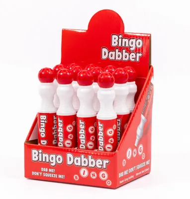 Obrázok produktu pre 12 fixiek na bingo – veľké fixky na bingo hry