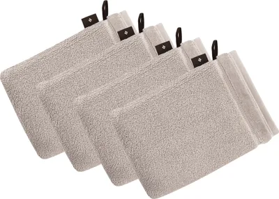 Produktbild von 4er Pack Waschhandschuh Pure von der Marke Vossen 22 x 16 cm