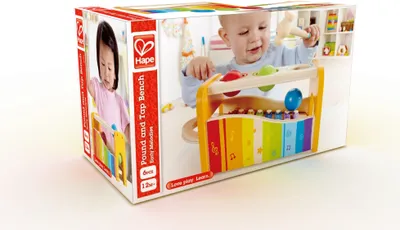 Produktbild von Hape Early Melodies Xylophon und Hammerspiel, E0305