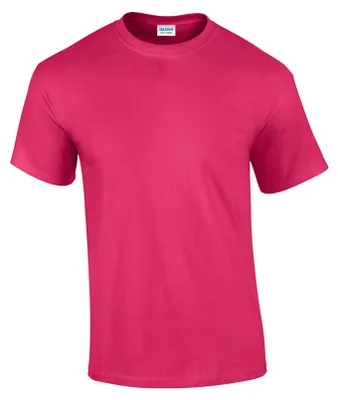 Image de Gildan - T-shirt pour hommes/femmes unie FK2634 (M) (rose vif)