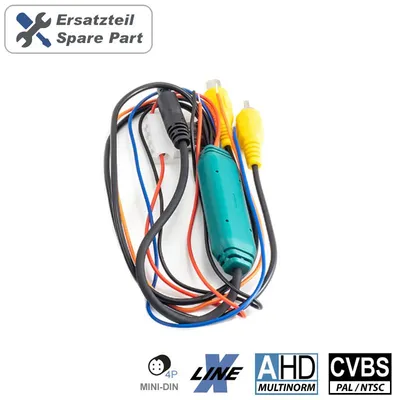 Produktbild von AMPIRE Ersatznetzteil mit Fronteingang für X-LINE Rückfahrkameras (EN-X802)