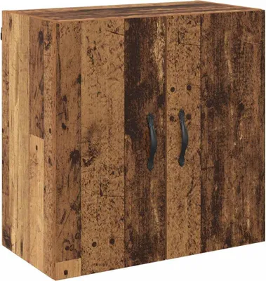Obrázek produktu pro vidaXL Nástěnná skříňka Nástěnná skříňka z regenerovaného dřeva 60 x 31 x 60 cm materiál na bázi dřeva