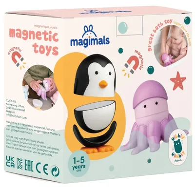 Productafbeelding van Magnetisch speelgoed Magimals: Pinguïn en octopus