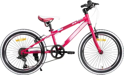 Produktbild von Kinder Mountainbike 20 Zoll (51 cm) – 7-Gang Schaltung, V-Brake, Stahlrahmen – Rot