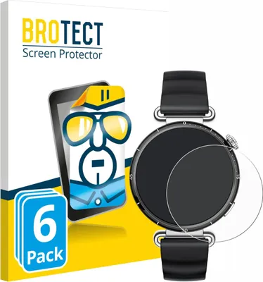 Produktbild von 6x Für Huawei Watch GT 6 / GT 7 (41 mm) Schutzfolie BROTECT Displayschutz Display Schutz Folie Klar Transparent