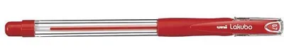 Produktbild von Kugelschreiber "SG-100 Lakubo", rot, 0,3 mm, mit Kappe, UNI 733840000