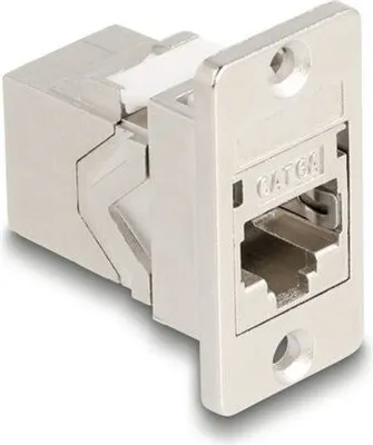 Obrázek produktu pro DeLOCK 67163, Plochý, Stříbrná, RJ-45, RJ-45, Samice, Samice