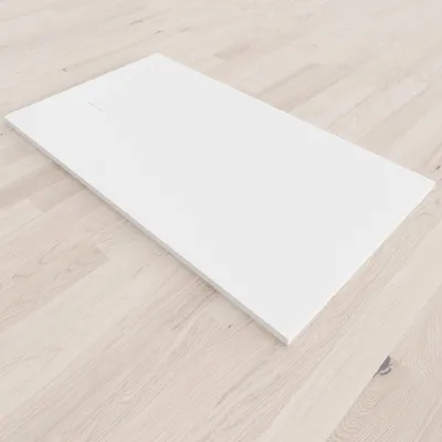 Produktbild von i-flair SMC Duschwanne 160x90 cm – 26 mm flach inkl. Ablaufgarnitur mit Deckel, Weiß