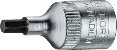 Image de Embout à vis 1/4" 3 x 28 mm, six pans creux Gedore | 4010886617601