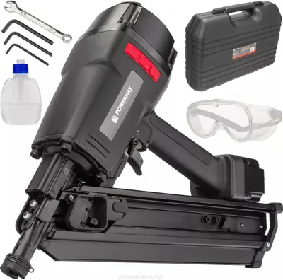 Produktbild von 👌Druckluftnagler Streifennagler Nagler 50-90 mm 34° Nagelgerät Nagelpistole 8 bar👌