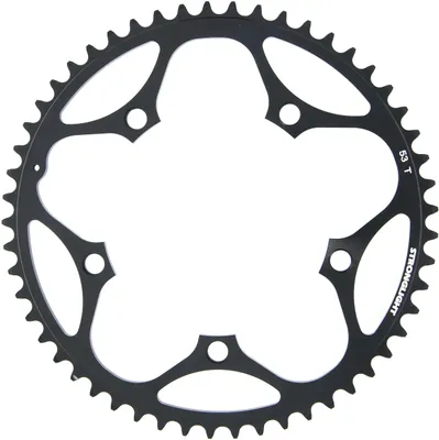Image de Stronglight plateau de vélo de course Schwa. Cr. à trous 130 53 dents
