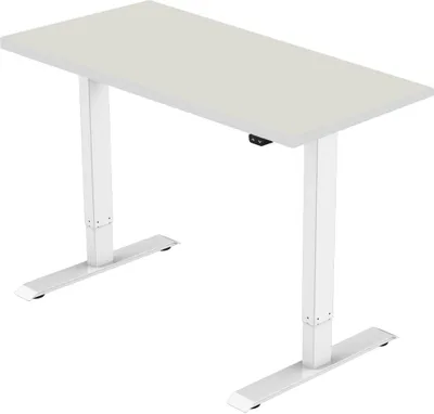 Produktbild von celexon elektrisch höhenverstellbarer Schreibtisch Economy eAdjust-71121 - weiß, inkl. Tischplatte 125 x 75 cm