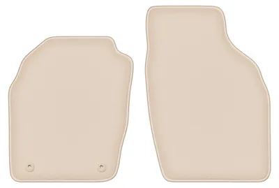 Produktbild von DURBAN Beige Velours-Fußmatten vorne für Opel Agila A Schrägheck (2000-2007)