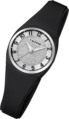 Produktbild von Calypso Damen Uhr Analogico K5752/6 Kunststoff PolyurethanArmbanduhr schwarz UK5752/6