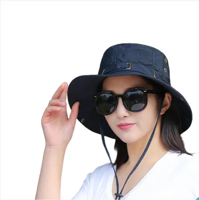 Produktbild von INF Faltbarer Sonnenhut für Damen - Atmungsaktiver und stylischer Fischerhut
