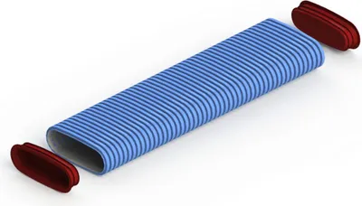 Immagine prodotto di Kermi x-well condotto dell'aria piatto 132x52 mm rotolo da 20 m