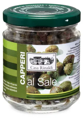 Image de Casa Rinaldi Câpres au sel en pot sans liquide d'infusion 130g