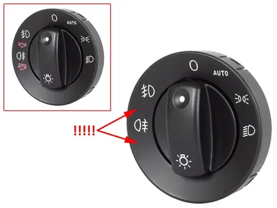 Produktbild von Audi A4 00-07 Lichtschalter-Reparatursatz + AUTO - OHNE PFEILTE