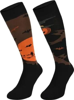Zdjęcie produktu dla SKIETY, podkolanówki jeździeckie damskie, podkolanówki męskie, Halloween, 39-42