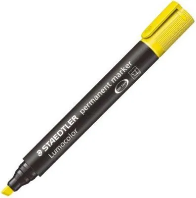 Image de 10 marqueurs Lumocolor 350-1 permanents, couleur jaune