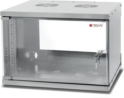Obrázek produktu pro Techly I-CASE EL-1006G32, Nástěnný regál, 6U, 50 kg, 11,7 kg, Šedá