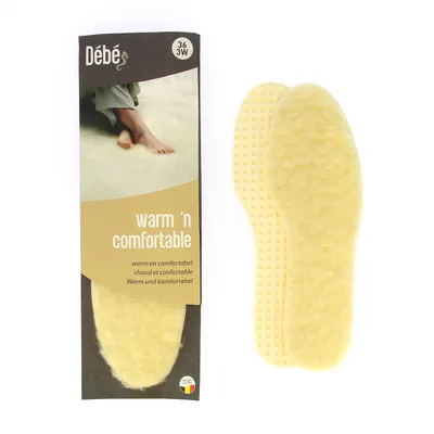 Produktbild von DEBE Warm 'n comfortable - Einlegesohle mit natürlicher Wolle - 46