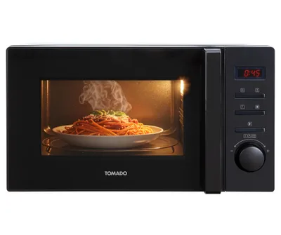Produktbild von Tomado TMS2002B Solo-Mikrowelle 20 Liter - Digitaldisplay - Mattschwarz