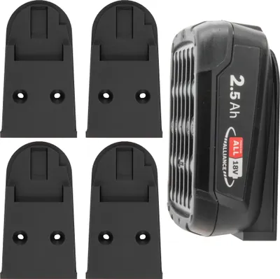Produktbild von 4x Akkuhalter für Bosch PBA ALL 18V Halterung Akku Halter Wandhalterung Bosch 18 V