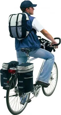 Produktbild von Gepäckträgertasche Fahrrad 3tlg und Fahrradtasche Gepäckträger ca. 28 L Volumen, Fahrrad , Rucksack,Tasche und Packtaschen