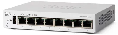 Image de Commutateur Cisco Catalyst 1200-8T-D Gigabit Ethernet L3 Smart Desktop PoE