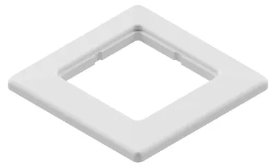 Produktbild von EasyLan Abdeckrahmen einfach, Weiß RAL 9010