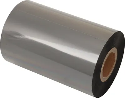 Produktbild von Schwarzes Thermotransferband für den Etikettendruck, antistatisches Wachs-Barcodeband für Industriedrucker