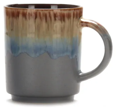 Image de Mug Dusk - céramique, 420 ml, gris-brun