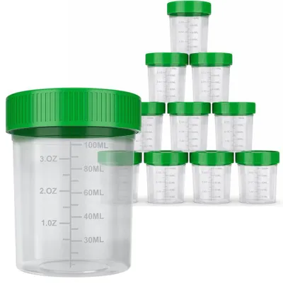 Produktbild von BMUT 48x Urinbecher - Probenbecher 100ml