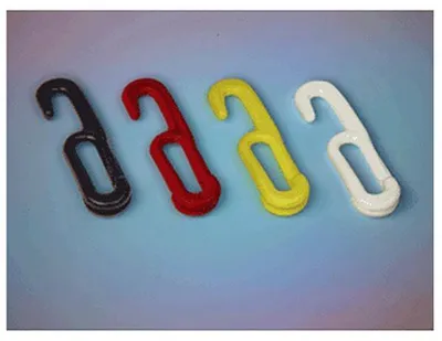 Produktbild von Einhängehaken, Polyethylen, schwarz, 6 mm