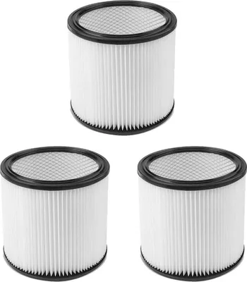 Produktbild von 3x Trade-Shop Patronenfilter / Rundfilter / Lamellenfilter / Faltenfilter für Shop-Vac Staubsauger Trocken-/Nasssauger ersetzt 903-04