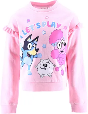 Produktbild von Sweatshirt Bluey mit Rüschendetails Rosa 98 cm