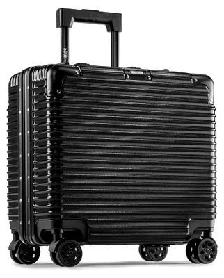 Produktbild von Pilotenkoffer Handgepäck Hartschale - Aluminiumrahmen & Schnappverschluss - 37L Business 45x43x25 cm Trolley 100% Polycarbonat - TSA Schloss, mit 4 Rollen