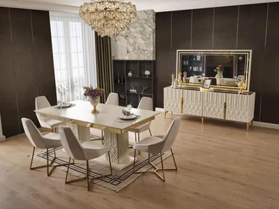 Obrázek produktu pro Styl jídelního stolu Moderní jídelní stůl stůl Kuchyňský stůl