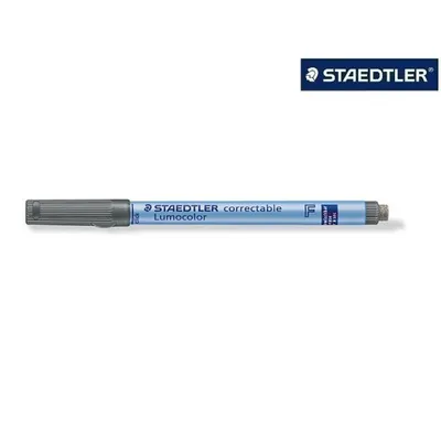 A single Staedtler Lumocolor correctable marker is shown horizontally against a white background.