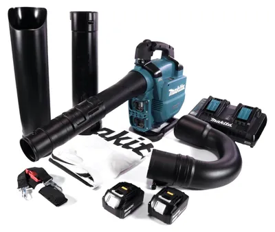 Produktbild von Makita DUB363PT2V, Handgehaltenes Gebläse, Blasen, Schwarz, Blau, 7850 RPM, Elektro, Akku