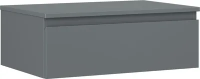 Produktbild von Mexen Orio Badezimmerschrank 70 cm mit Arbeitsplatte, 1 Schublade, Mattgraphit - 91A10-07023-1-BFC66