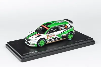 Obrázok produktu pre Škoda Fabia R5 (2015) Rally Italia Sardegna 2017#34 Kopecký - Dresler ABREX 1:43
