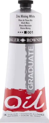 Zdjęcie produktu dla Daler Rowney Graduate Farba olejna Zinc Mixing White 200 ml 1 szt.
