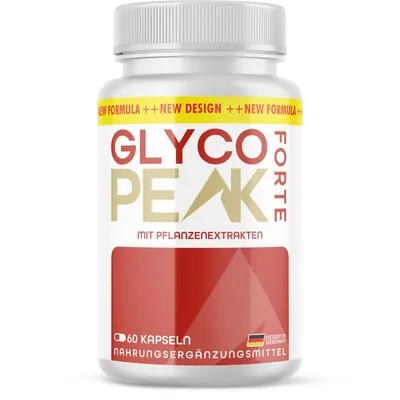 Produktbild von Glyco Peak Forte Kapseln | für dein Wohlbefinden | gute Verträglichkeit | Inhalt 60 Kapseln