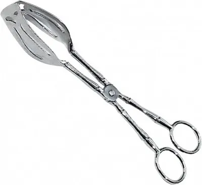 Produktbild von Gebäckzange Druckguss verchromt 24 cm